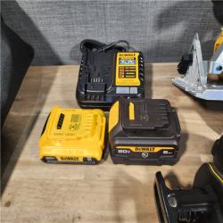 HOUSTON LOCATION - AS-IS DEWALT 20-Volt MAX Lithium-Ion Cordless 7-Tool Combo Kit with 2.0 Ah Battery, 5.0 Ah Battery and Charger