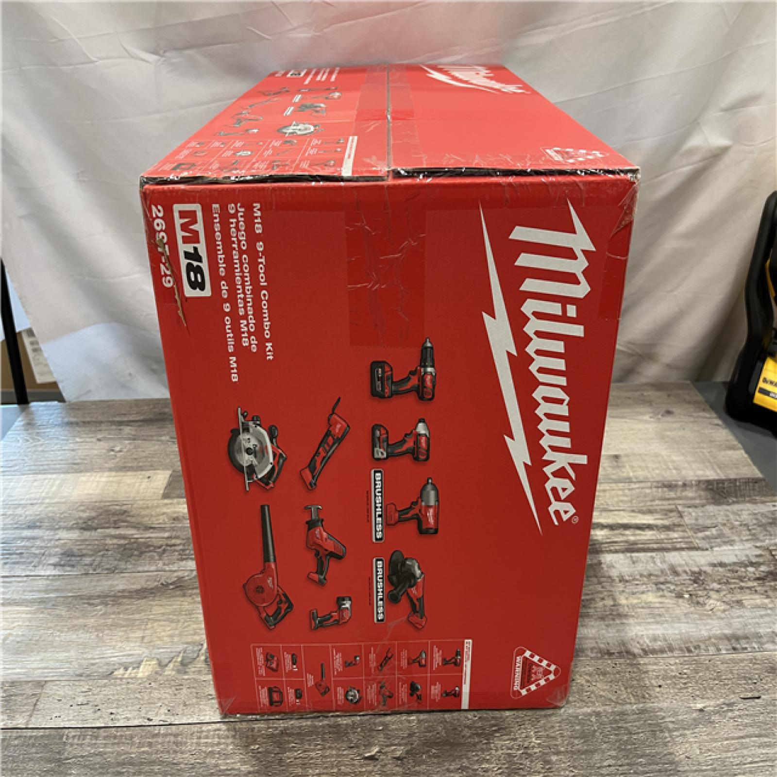 NEW - Milwaukee 18-Volt Lithium-Ion Cordless (9-Tool) Combo Kit