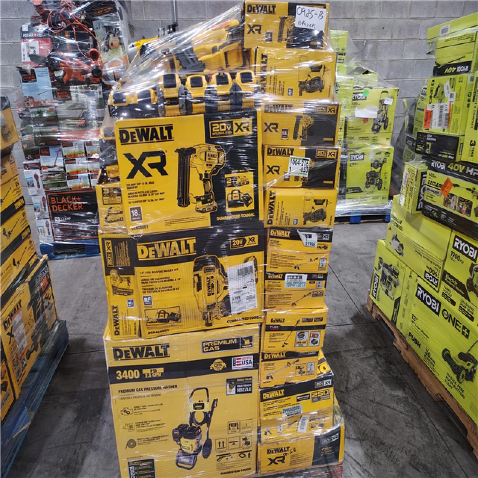 Pittston Location As-Is Power Tools Partial Truckload (10 Pallets) 0925-B