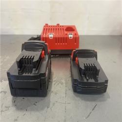 AS-IS- Milwaukee M18 18-Volt Lithium-Ion Starter Kit with One 5.0 Ah and One 2.0 Ah Battery and Charger
