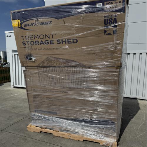 CALIFORNIA AS-IS Suncast Tremont Storage Shed (Includes boxes 1 & 2)