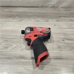 AS-IS Milwaukee M12 FUEL SURGE 12V Cordless 1/4 in. Hex Impact Driver (Tool-Only)