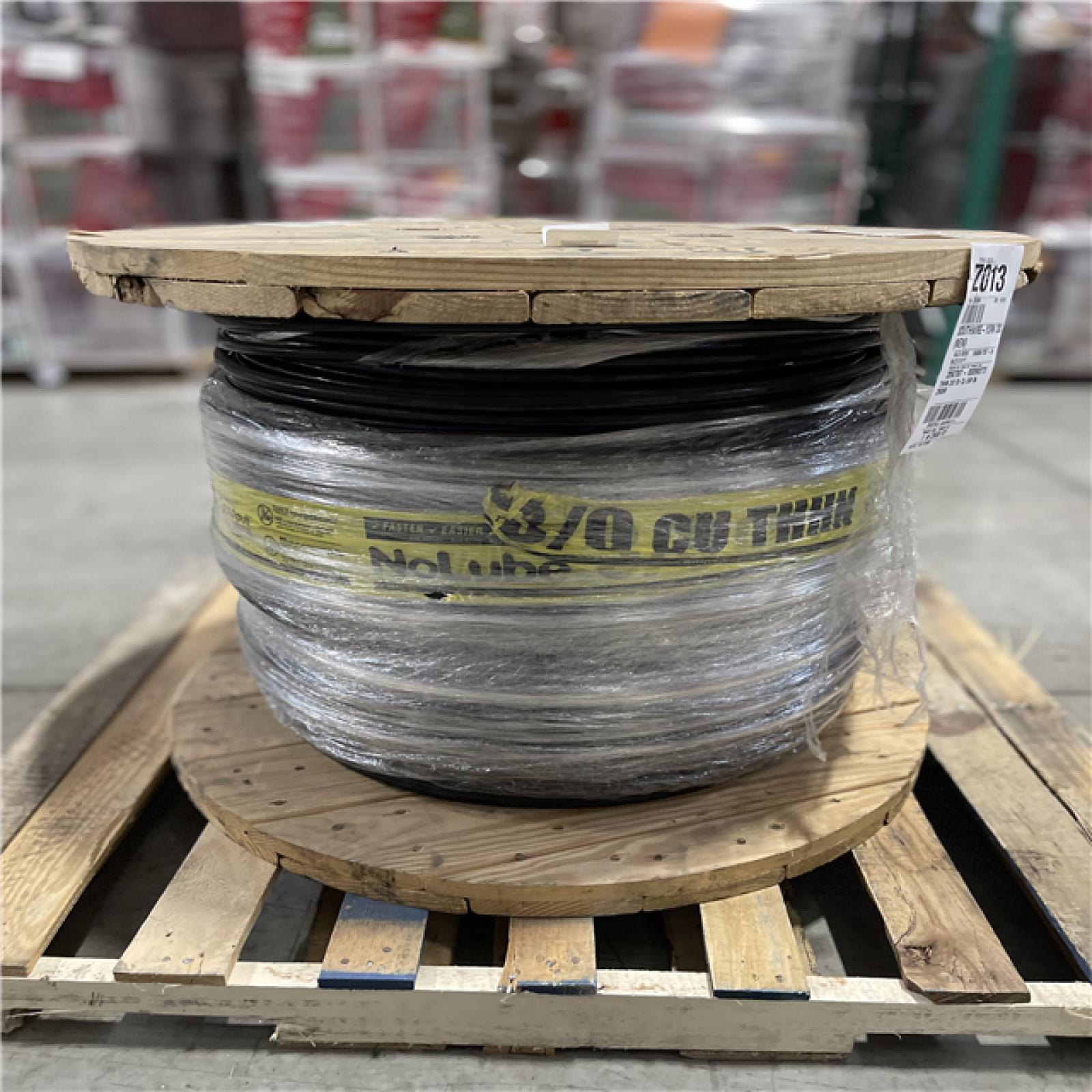 DALLAS LOCATION - Southwire 2,500 ft. 3 Black Stranded CU SIMpull THHN Wire (SEE NOTES)