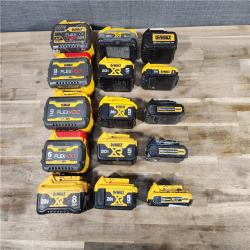 HOUSTON LOCATION - AS-IS DEWALT BATTERY PACK QTY - 15