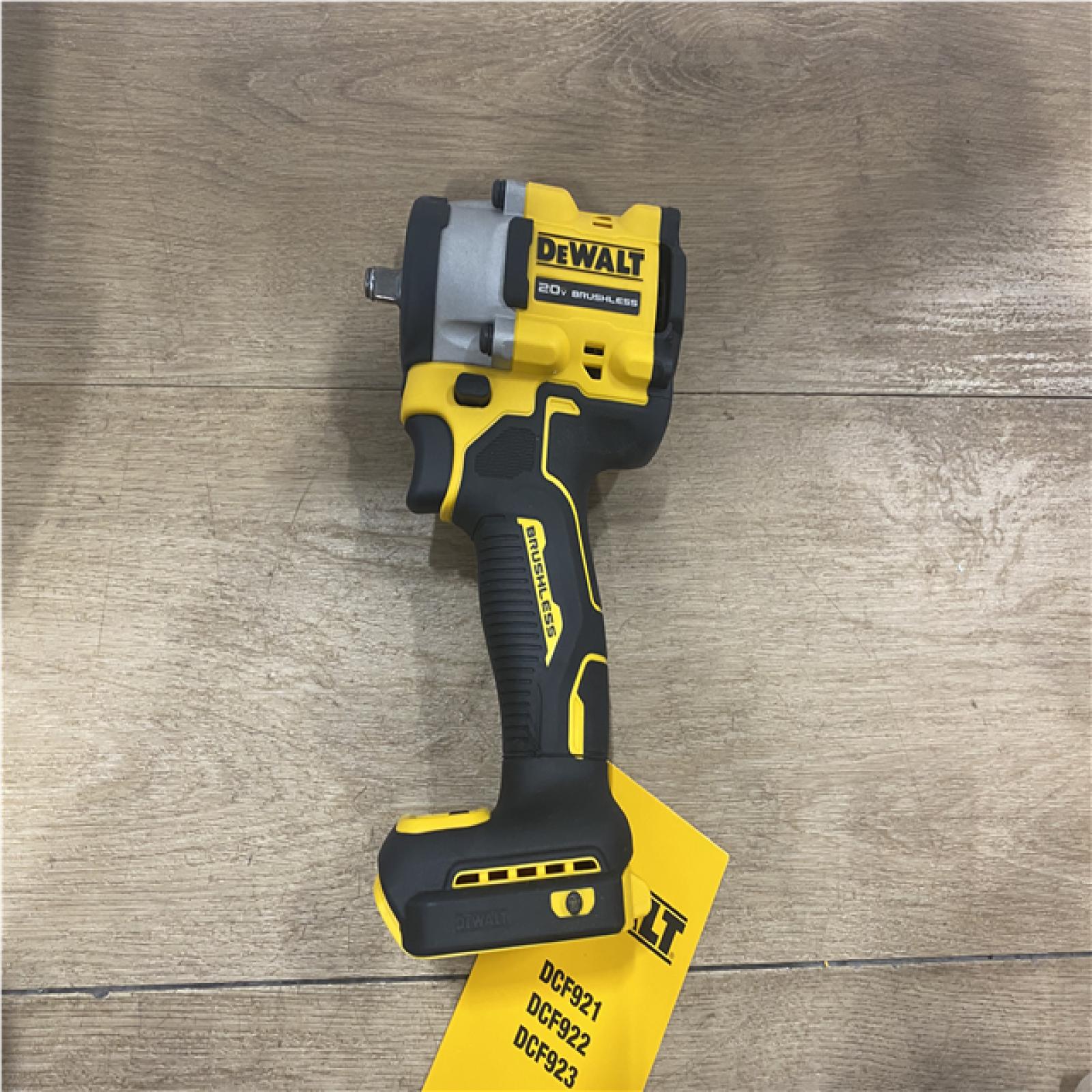 AS-IS DEWALT ATOMIC 20V MAX Cordless Brushless 3/8 in.Variable Speed Impact Wrench (Tool Only)