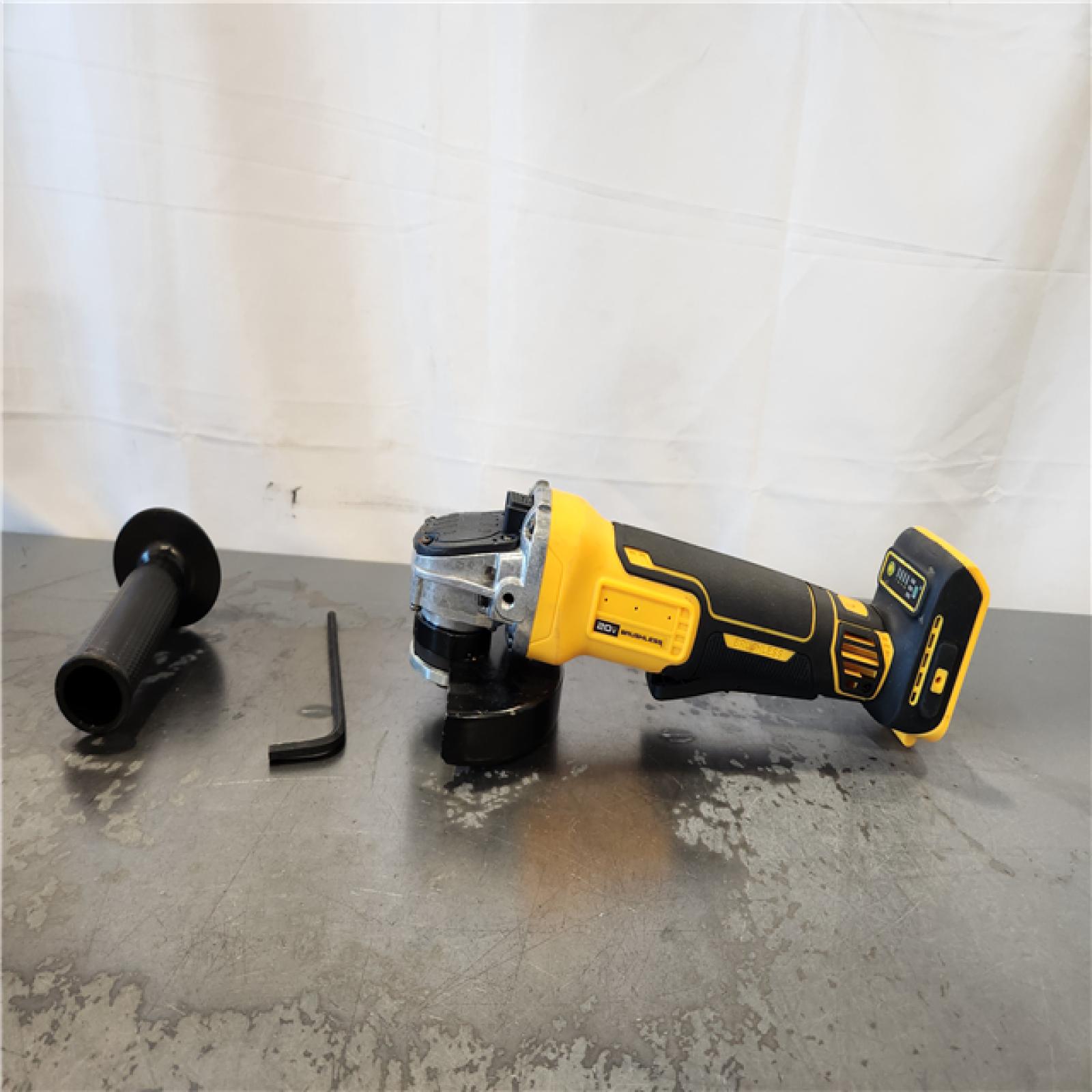 AS-IS- 20V MAX Cordless Brushless 4.5 - 5 in. Paddle Switch Angle Grinder with FLEXVOLT ADVANTAGE (Tool Only)