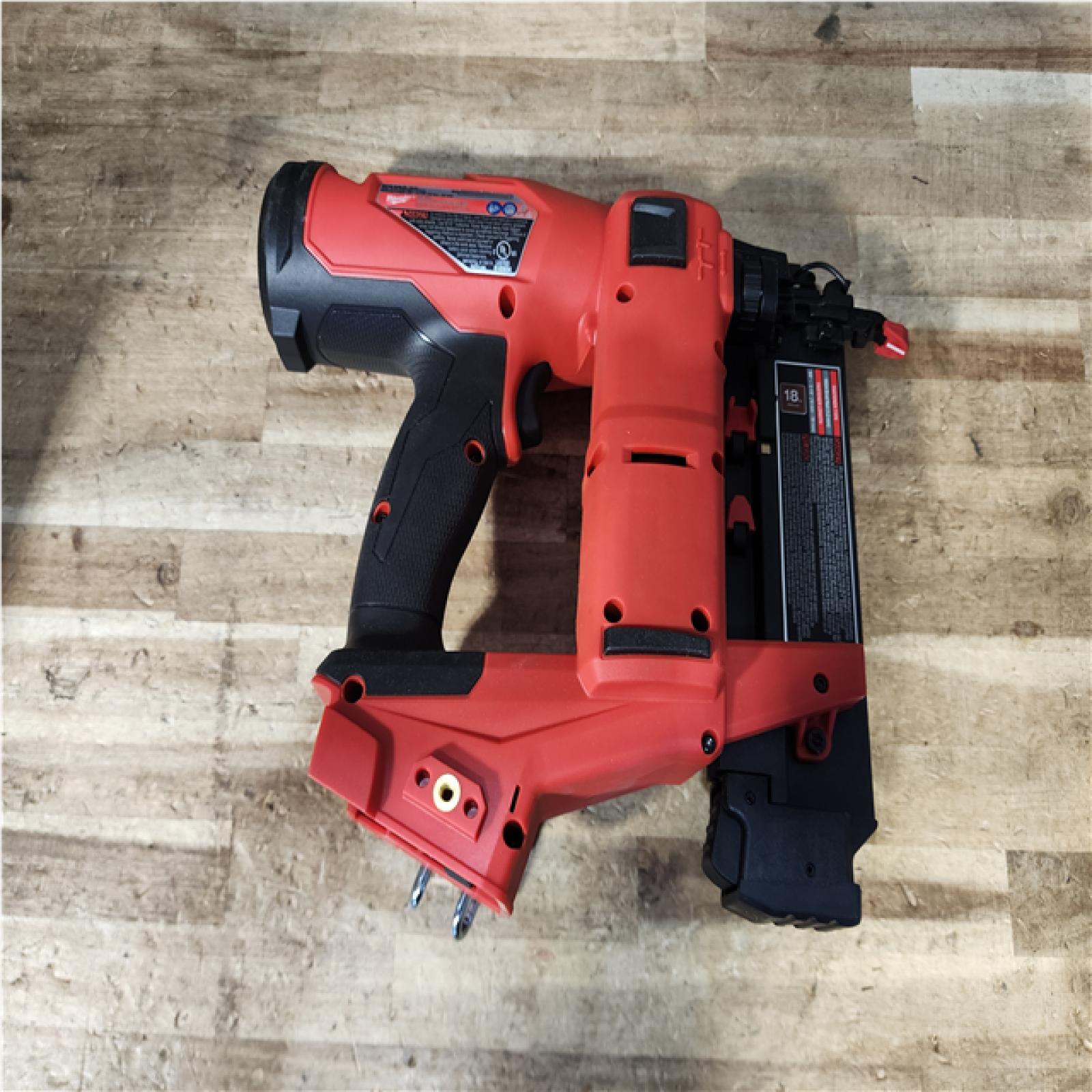 Houston Location AS-IS Milwaukee FUEL 18-Volt Lithium-Ion Brushless Cordless Gen II 18-Gauge Brad Nailer (Tool-Only)