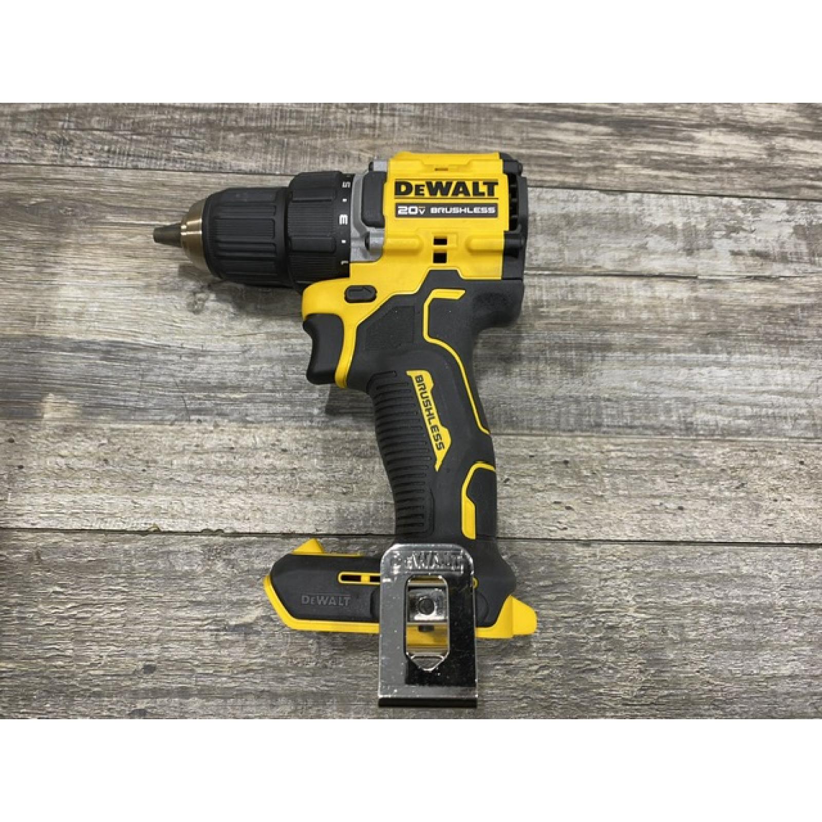 AS-IS DEWALT Atomic 20V Lithium-Ion Cordless Compact 1/2 in. Drill/Driver Kit