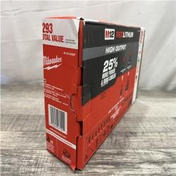 NEW - Milwaukee 12V Lithium-Ion XC High Output 5.0 Ah Battery Pack (2-Pack) Starter Kit with Charger