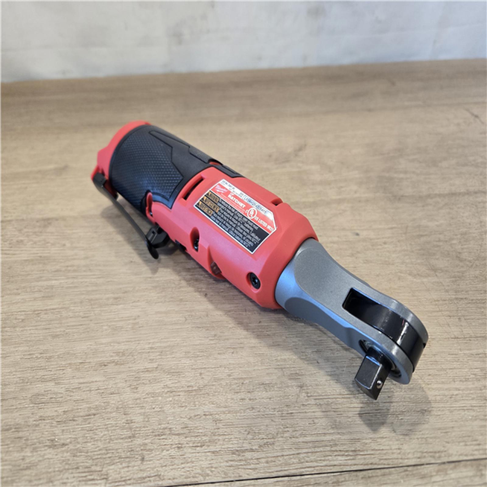 AS-IS Milwaukee FUEL 12V Cordless High Speed 3/8 in. Ratchet (Tool-Only)