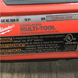 AS-IS Milwaukee FUEL 18V Lithium-Ion Cordless Brushless Oscillating Multi-Tool (Tool-Only)