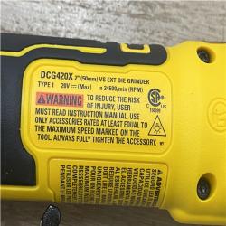 AS-IS DEWALT ATOMIC 20V MAX Cordless Extended Reach Die Grinder with Paddle Switch (Tool Only)