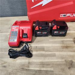 HOUSTON LOCATION - AS-IS (APPEARS LIKE NEW) MILWAUKEE M18 FUEL 18V Lithium-Ion Brushless Cordless Hammer Drill and Impact Driver Combo Kit (2-Tool) with 2 Batteries