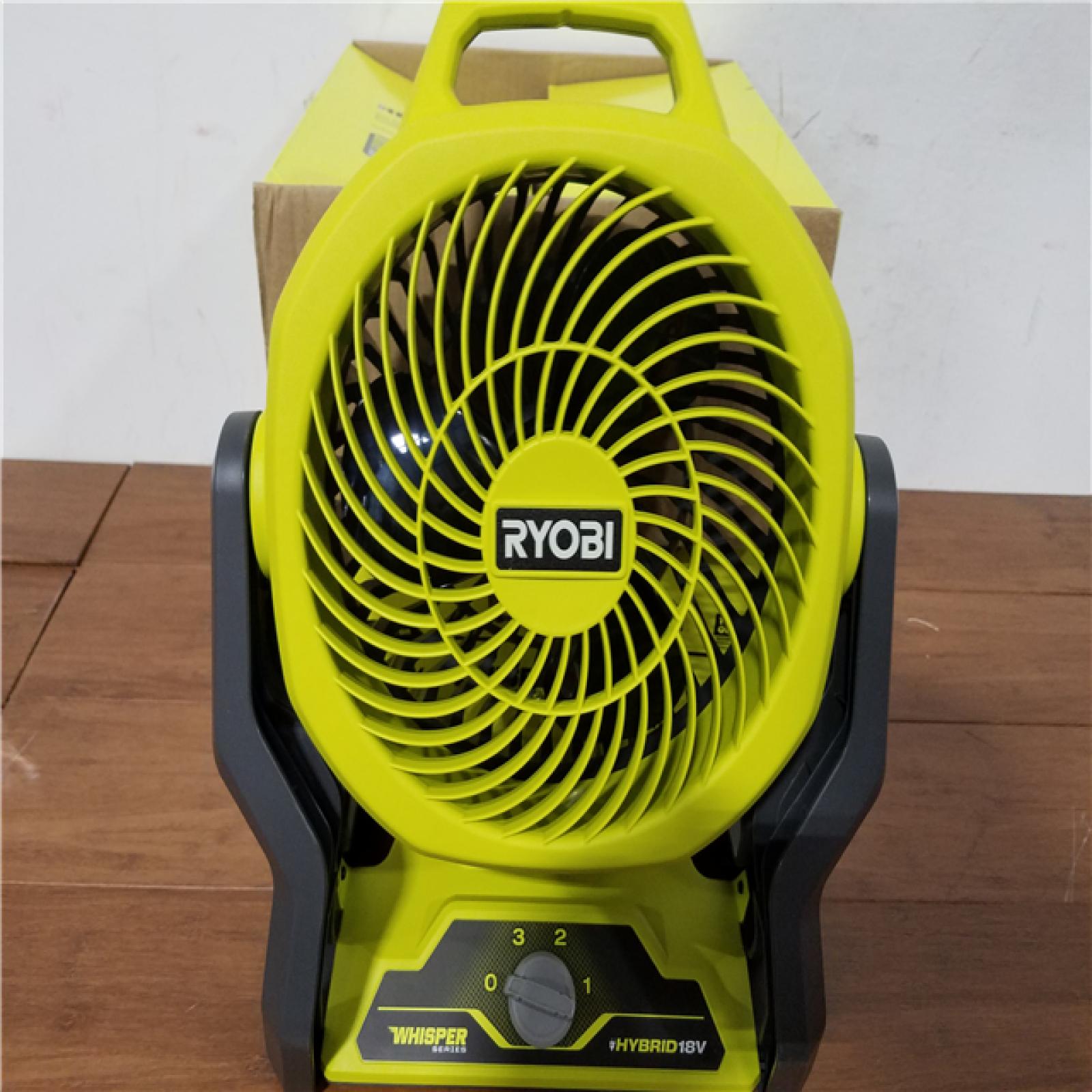 California NEW Ryobi New+ 18V Hybrid 7.5 Fan (Tool Only)
