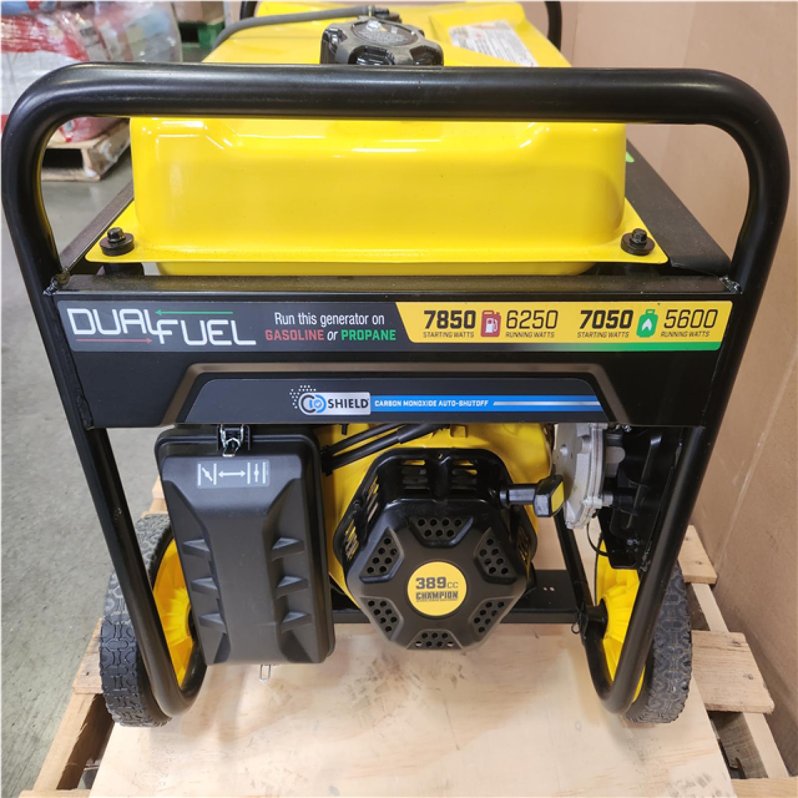 Phoenix NEW Champion Power Equipment 7850/6250-Watt Recoil Start Dual Fuel Portable Generator w/ Free 3-Year Warranty for Home Backup and Storm Prep