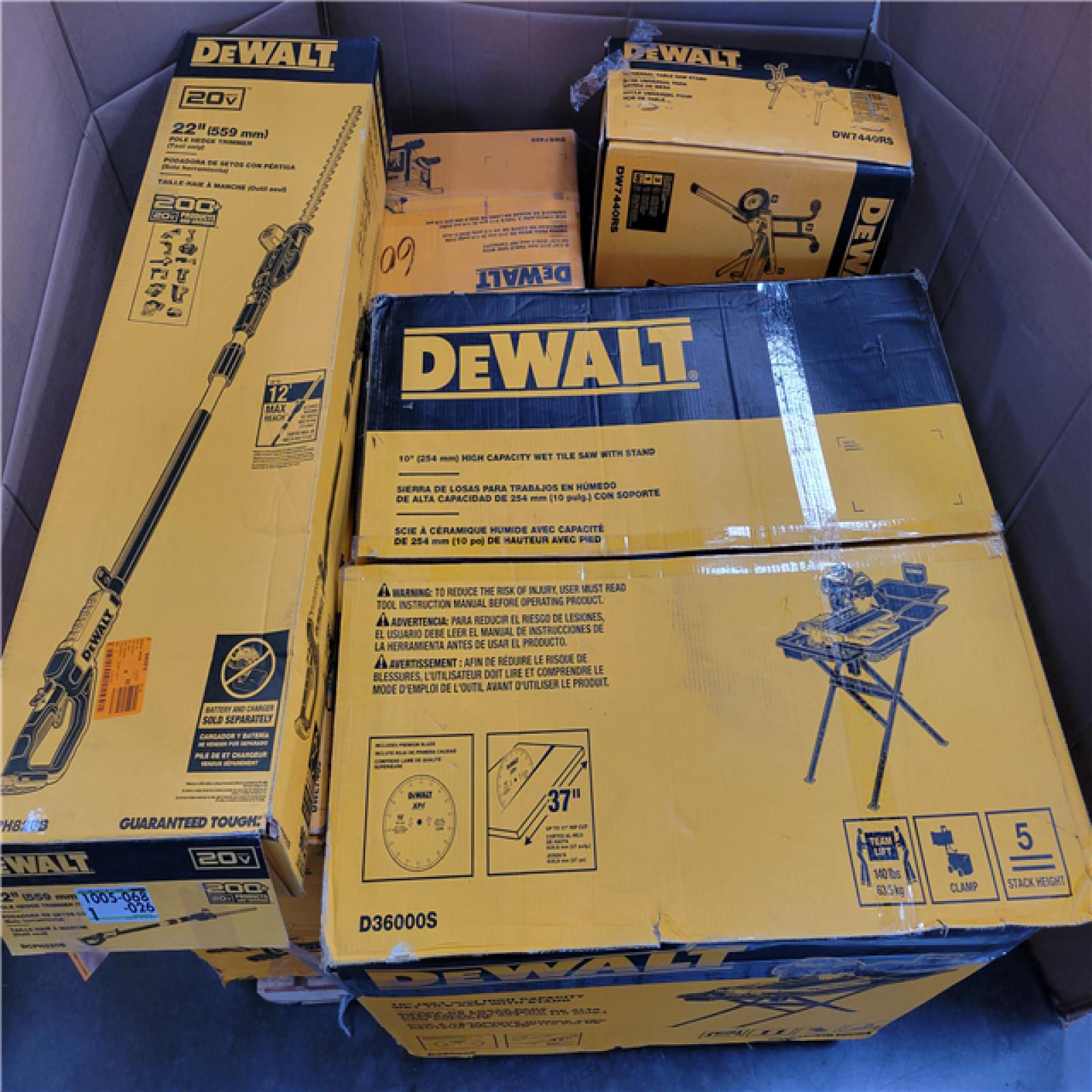 CALIFORNIA AS-IS TOOL PALLET