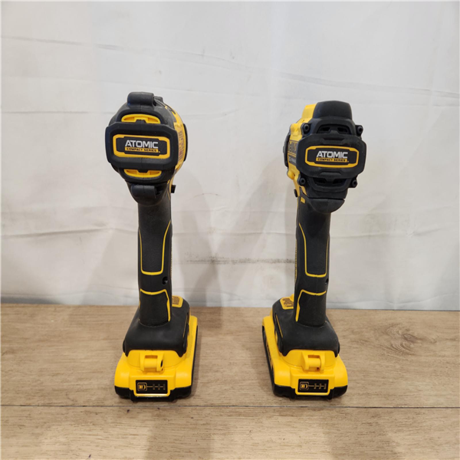 AS-IS- DEWALT ATOMIC 20-Volt MAX Lithium-Ion Cordless Combo (2-Tool) Kit