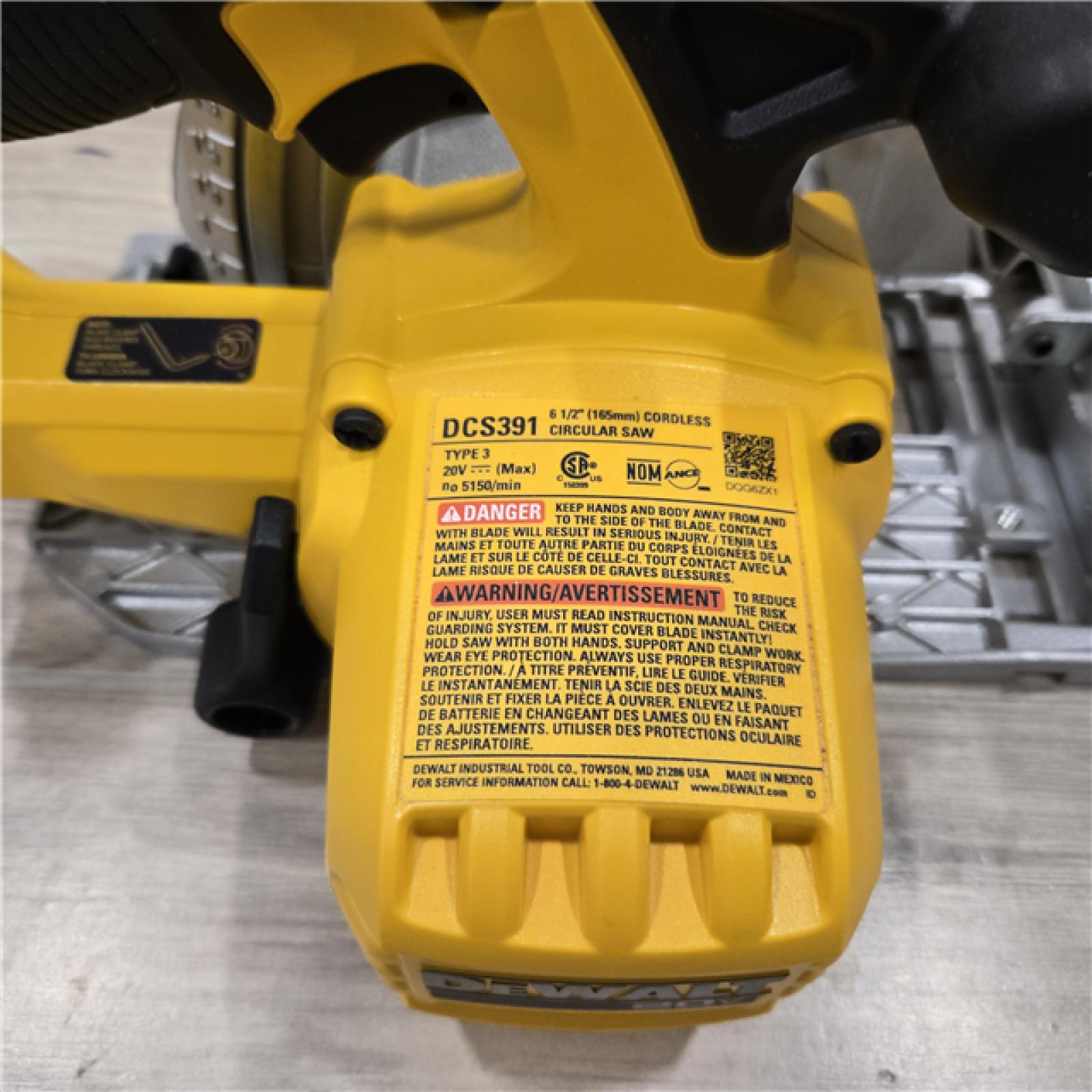 AS-IS DEWALT 165MM CIRCULAR SAW (Tool-Only)