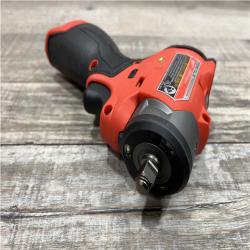 AS-IS Milwaukee  FUEL 12V Lithium-Ion Brushless Cordless 3/8 in. Sub Compact Impact Wrench (Tool-Only)