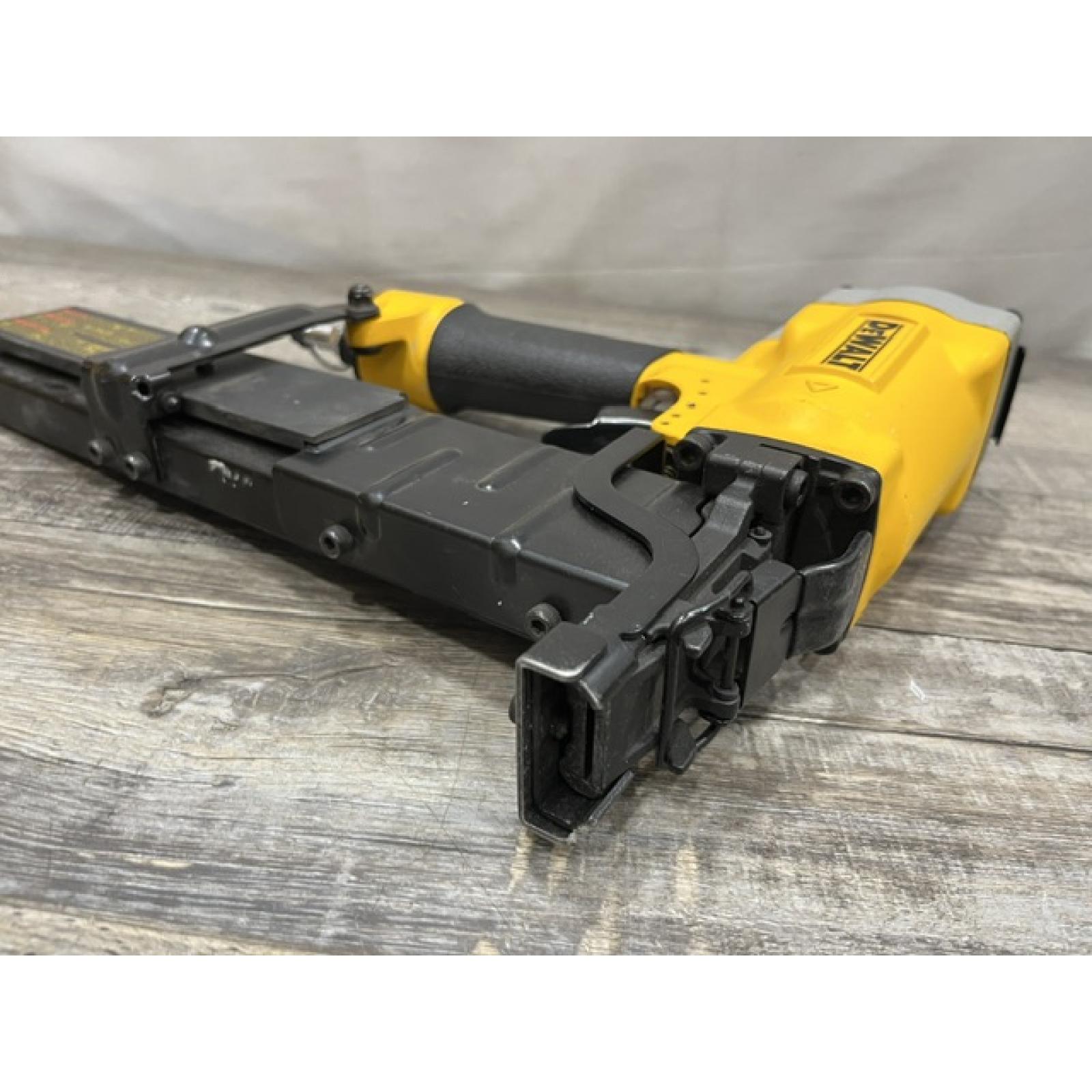 AS-IS DEWALT Corded Pneumatic 16-Gauge 1 in. Crown Lathing Stapler