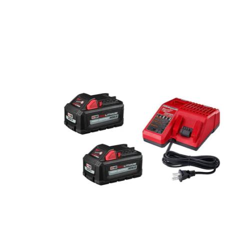 NEW! -Milwaukee M18 REDLITHIUM HIGH OUTPUT XC6.0 Battery 2-Pack Starter Kit
