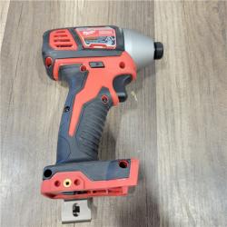 AS-IS Milwaukee M18 18-Volt Lithium-Ion Cordless 1/4 in. Hex Impact Driver (Tool-Only)