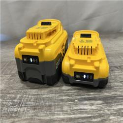 AS-IS DEWALT 20V XR Lithium-Ion Starter Pack with 8.0 Ah and 4.0 Ah Battery Packs and Charger