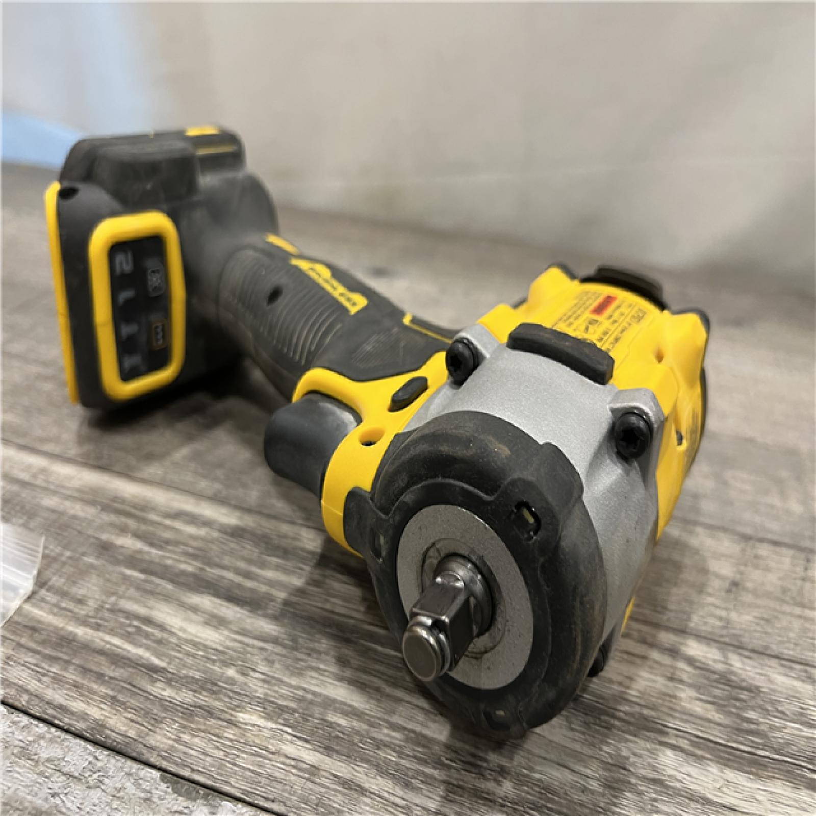 AS-IS DEWALT ATOMIC 20V MAX Cordless Brushless 3/8 in.Variable Speed Impact Wrench (Tool Only)