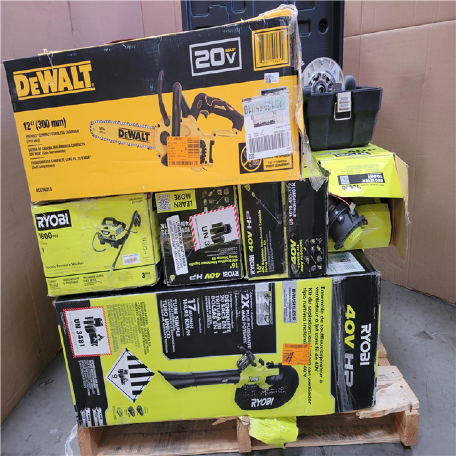 CALIFORNIA AS-IS TOOL PALLET