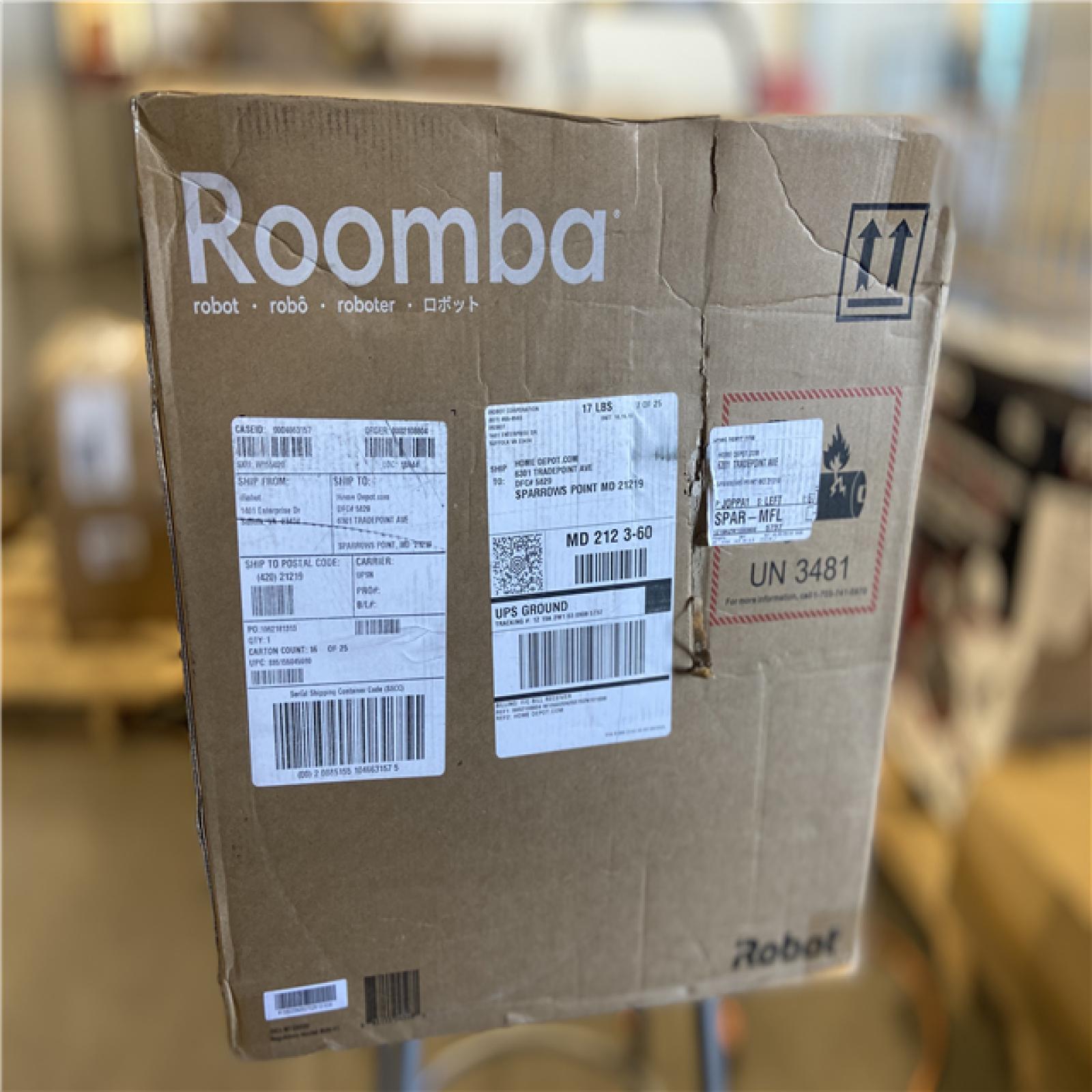 DALLAS LOCATION - iRobot Roomba Max 705 14 in. Robotic Vacuum with Smart Navigation + AutoEmpty Dock in Black