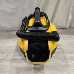 AS-IS DeWalt 2 Gal. MAX Cordless/Corded Wet/Dry Vacuum and (1) 20V MAX Compact 2.0Ah Battery