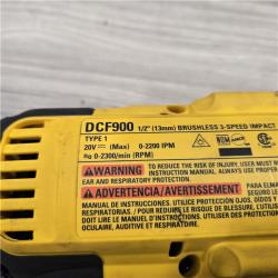 AS-IS Dewalt 20V MAX Cordless 1/2 in. Impact Wrench Kit