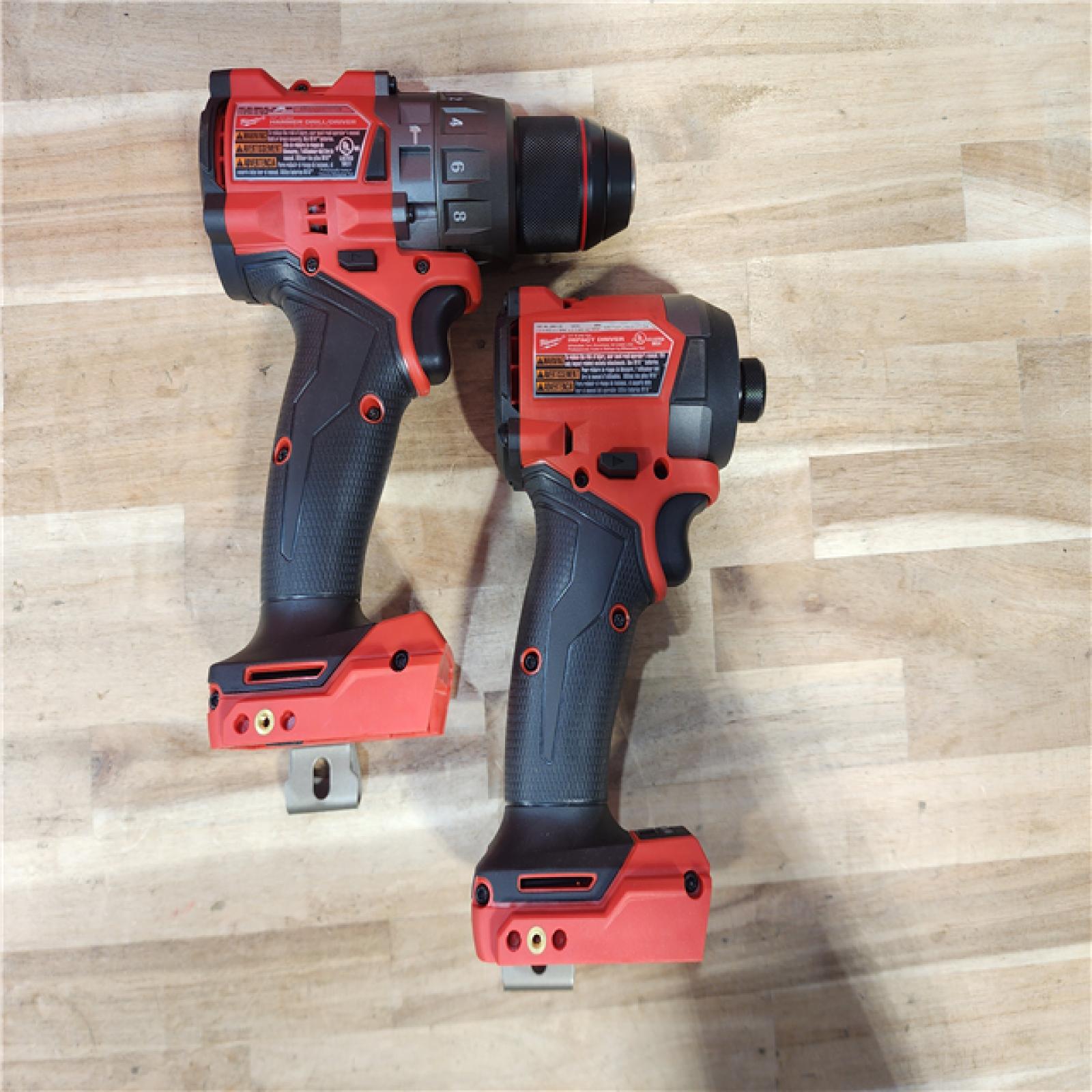 HOUSTON LOCATION - AS-IS Milwaukee  FUEL 18V Lithium-Ion Brushless Cordless Hammer Drill and Impact Driver Combo Kit