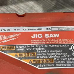 AS-IS Milwaukee  FUEL 18V Lithium-Ion Brushless Cordless Jig Saw (Tool-Only)