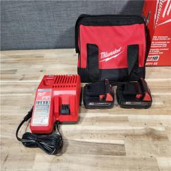 HOUSTON LOCATION - AS-IS Milwaukee 18V Lithium-Ion Cordless Drill Driver/Impact Driver Combo Kit