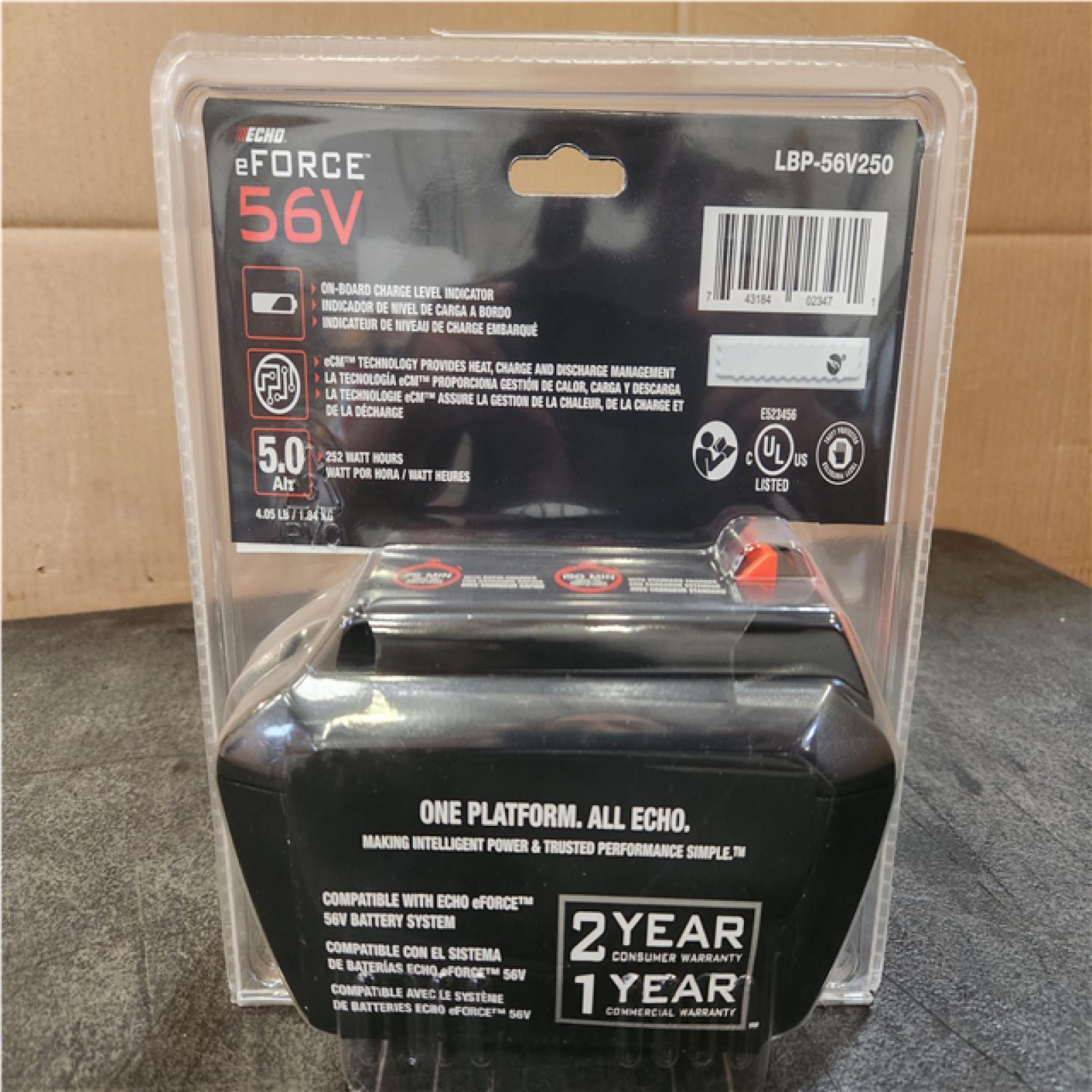 Phoenix SEALED ECHO 56V High-Capacity 5.0Ah Lithium-Ion Battery with eCM Battery Management Technology and On-Board Fuel Charge Gauge