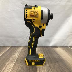 AS-IS DEWALT ATOMIC 20V MAX Cordless Brushless Compact 1/4 in. Impact Driver (Tool Only)