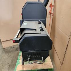Phoenix AS-IS Nexgrill Oakford 1150 Reverse Flow Offset Smoker Charcoal Grill in Black