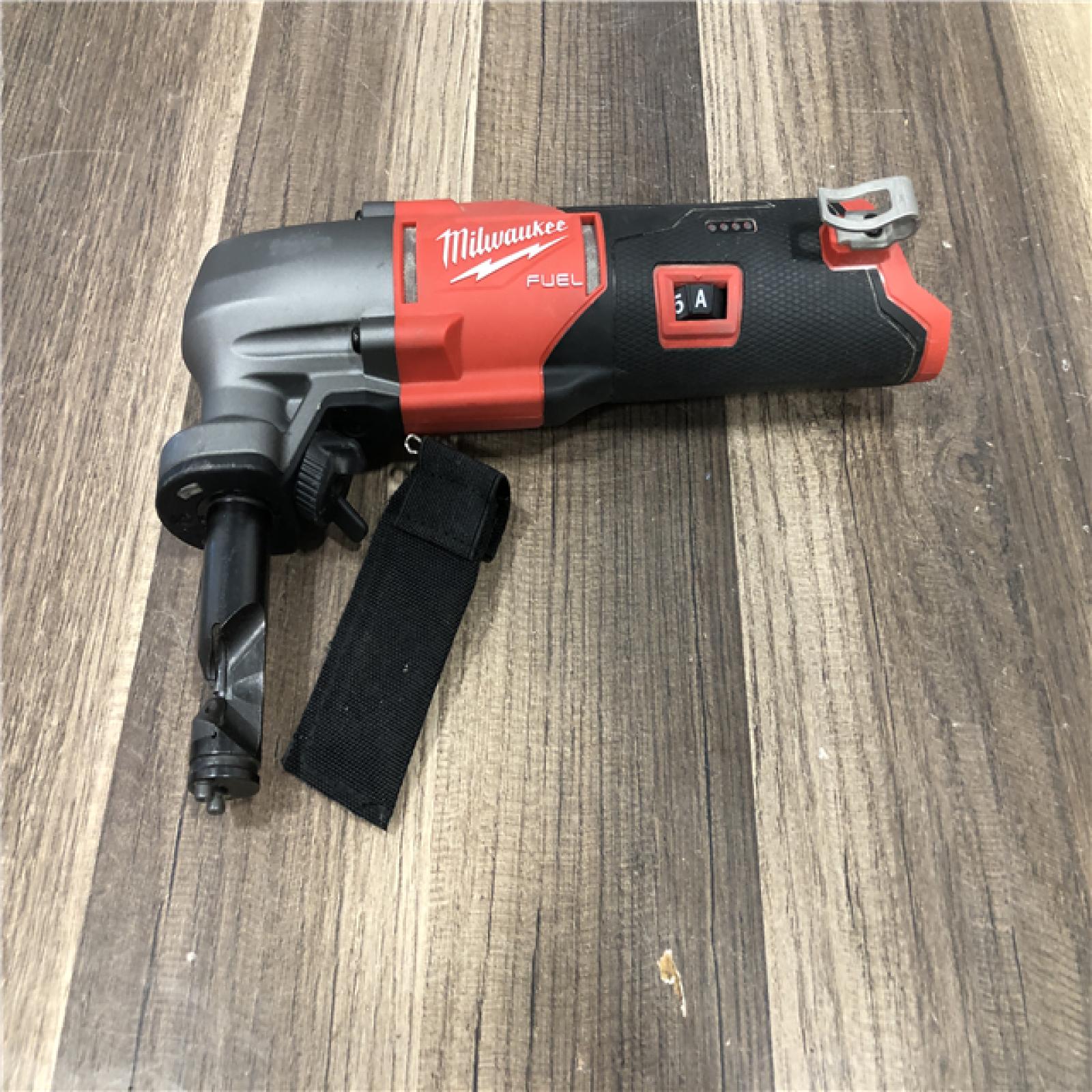 AS-IS  Milwaukee FUEL 12-Volt Lithium-Ion Brushless Cordless 16-Gauge Variable Speed Nibbler (Tool-Only)