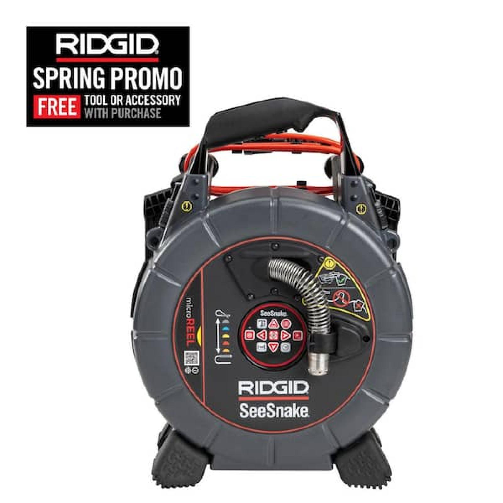Phoenix NEW RIDGID SeeSnake CA-350 MicroReel Drain Snake Video/Sewer Camera Inspection System w/CA-350 Adapter/Docking Handle and Kickstand