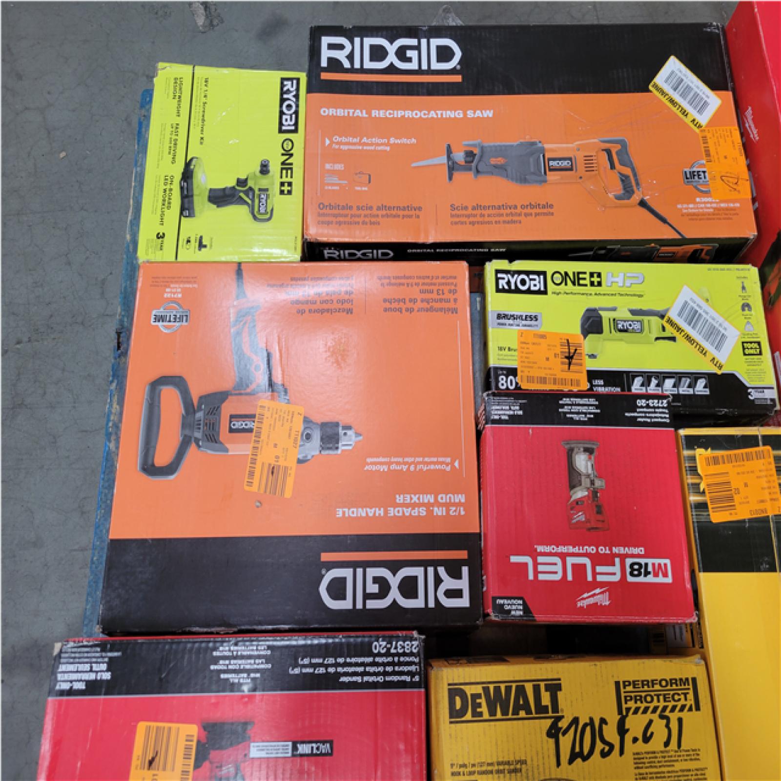 CALIFORNIA AS-IS TOOL PALLET