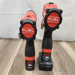 AS-IS- Milwaukee 3497-22 12V Brushless Hammer Drill and Impact Driver Combo Kit