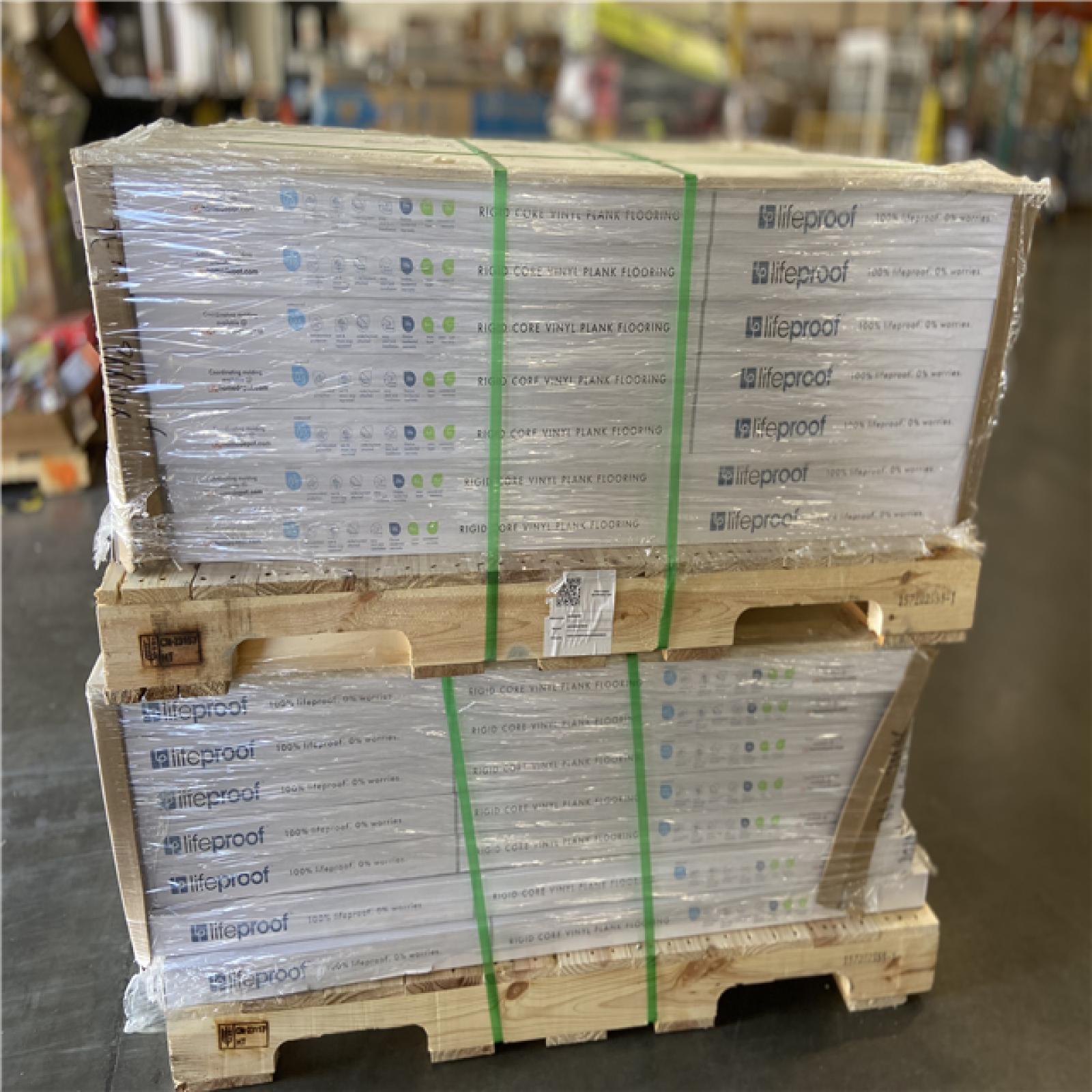 DALLAS LOCATION - Lifeproof Sterling Oak 6 MIL x 8.7 in. W x 48 in. L Click Lock Waterproof Luxury Vinyl Plank Flooring (20.1 sqft/case) - 56 CASES