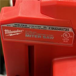 LIKE NEW Milwaukee M18 FUEL 18V Lithium-Ion Brushless Cordless 12 in. Dual Bevel Sliding Compound Miter Saw (Tool-Only)
