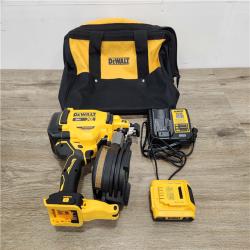 Phoenix Location Appears NEW DEWALT 20V MAX Lithium-Ion 15-Degree Cordless Roofing Nailer Kit with 2.0Ah Battery Charger and Bag DCN45ND1