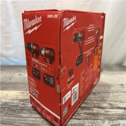 NEW - Milwaukee 18V Lithium-Ion Cordless Drill Driver/Impact Driver Combo Kit