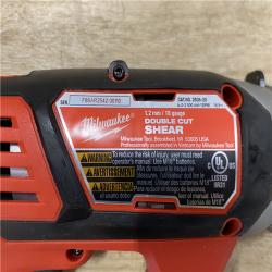 AS-IS Milwaukee 18-Volt Lithium-Ion Cordless 18-Gauge Double Cut Metal Shear (Tool-Only)