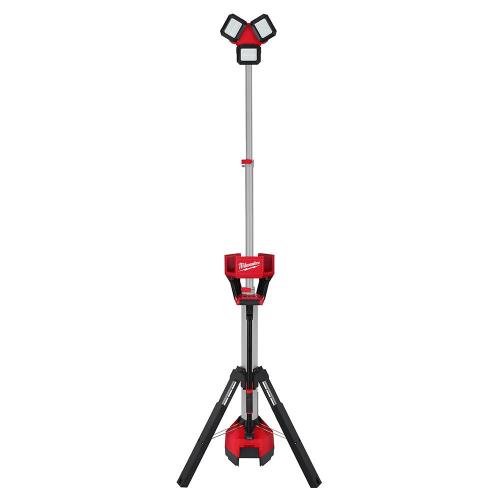 NEW - Milwaukee 18-Volt Lithium-Ion Cordless 6 000 Lumens Rocket Dual Power Tower Light with Charger (Tool-Only)