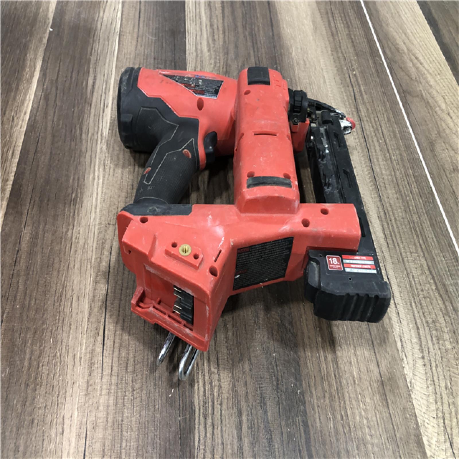 AS-IS Milwaukee FUEL 18-Volt Lithium-Ion Brushless Cordless 18-Gauge 1/4 in. Narrow Crown Stapler (Tool-Only)