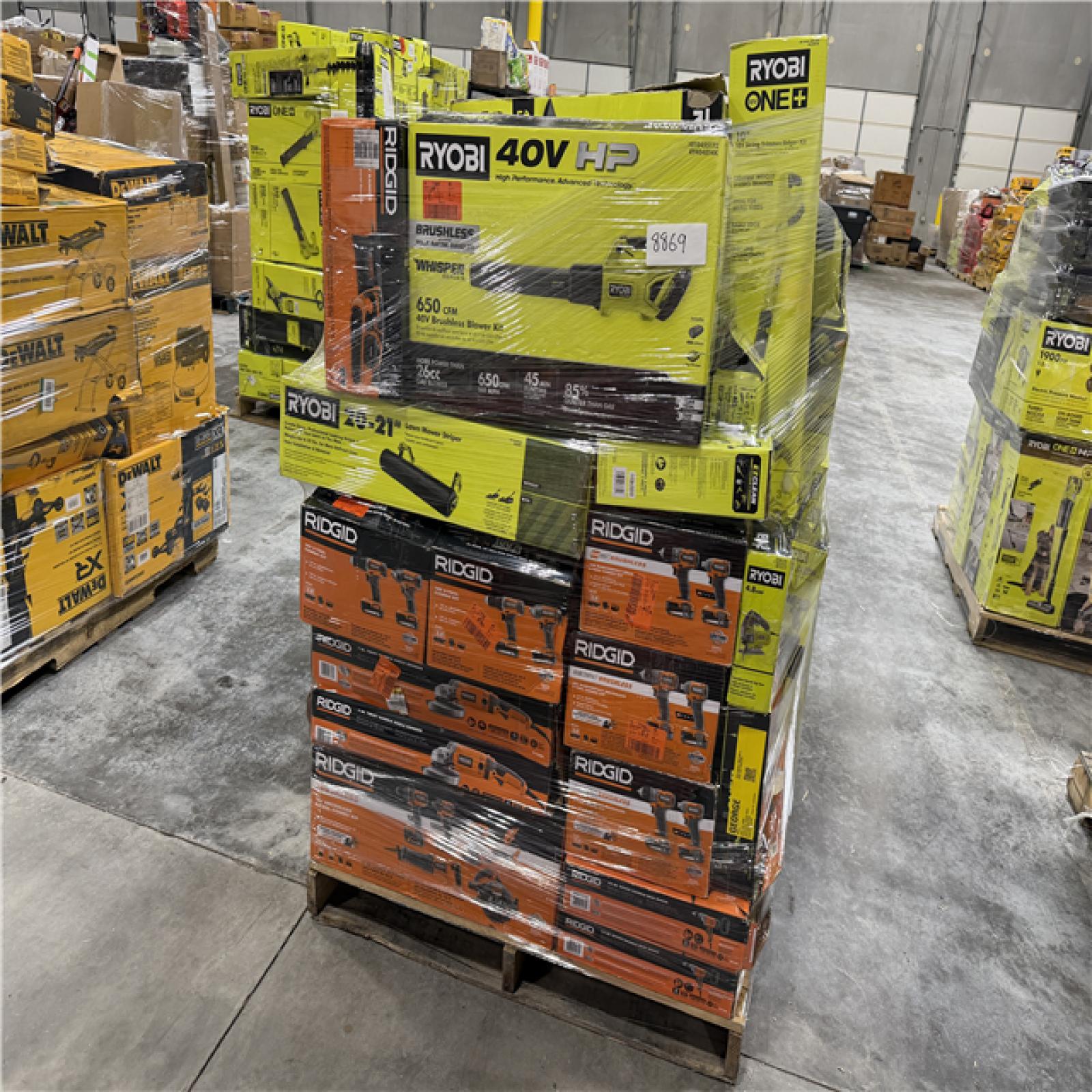 Atlanta Location As-IS Power Tools Truckload (7 Pallets) 8869-C
